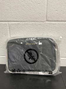 Michael Kors Jet Set Item Large East West Black Silver Crossbody Bag - Picture 1 of 4