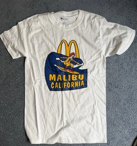 Champion Herren Small NEU Ronald McDonald Surfing Malibu California T-Shirt - Bild 1 von 4