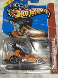 RARE 2012 Hot Wheels Racing Dirty Outlaw Orange Sprint Car 127/250 L 15 - Picture 1 of 3