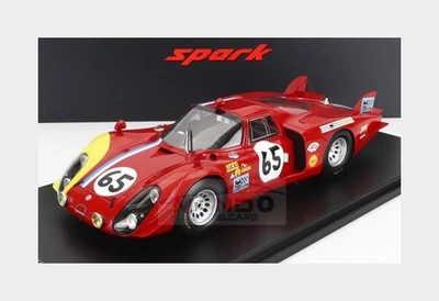 1:18 SPARK Alfa Romeo T33/2 #65 24H Le Mans 1968 Trosch With Showcase 18S513 - Immagine 1 di 2