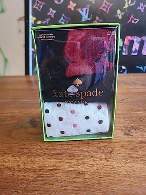 Zapato para mujer Kate Spade talla única calcetines 3 pares: lunares floral pala nuevo Foto 1 de 4