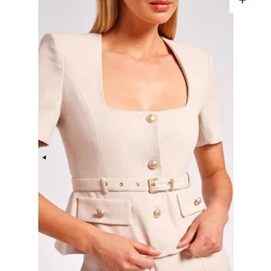 Blazer Chaqueta Corta Generation Love Lois Traje Ligero Talla Pequeña Nuevo con Etiquetas $295 - Imagen 1 de 13