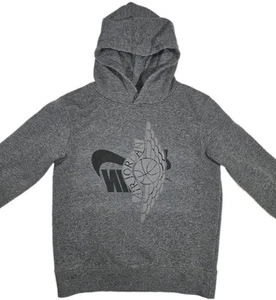 Nike Air Jordan Pullover Hoodie Gray Boys Medium 10/12 Yrs - Picture 1 of 7