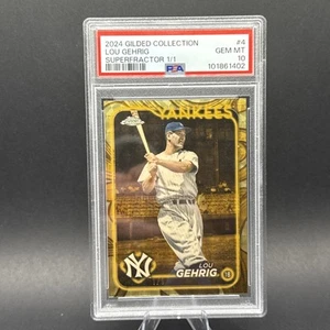 2024 Topps Cromo Dorado Colección #4 Lou Gehrig 1/1 Superfractor 🔥 Yankees 🔥 - Imagen 1 de 2