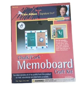 Memo Board Craft Kit Chalk/Cork TIM ALLEN SIGNATURE STUFF - Picture 1 of 4