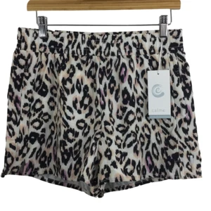 Calme Elements Hike Active Gym Leopard Print Shorts Size XXL NWT - Bild 1 von 11
