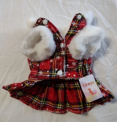 Yikeyo Dog Christmas Sweater Dress with Warm Soft Fleece NWT Size XXS :C23-1 - Image 1 of 2