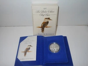 1989 Australia KOOKABURRA $10 DOLLARS Proof Silver coin PROOF 20gr silver 92.5% - Picture 1 of 7