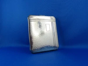 Altes Zigarettenetui Kraftalpacca G.J. (Versilbert) 9,1 cm x 7,7 cm x 1,4 cm - Bild 1 von 14
