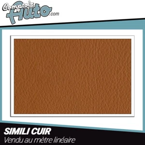Kunst Leder Cognac für Abdeckung Und Konfekt 140cm Von Breite - Bild 1 von 2