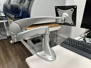 Ergotron Neo-flex Computer Monitor Stand Modern Silver VESA 75 x 75 100 x 100 - Picture 1 of 2