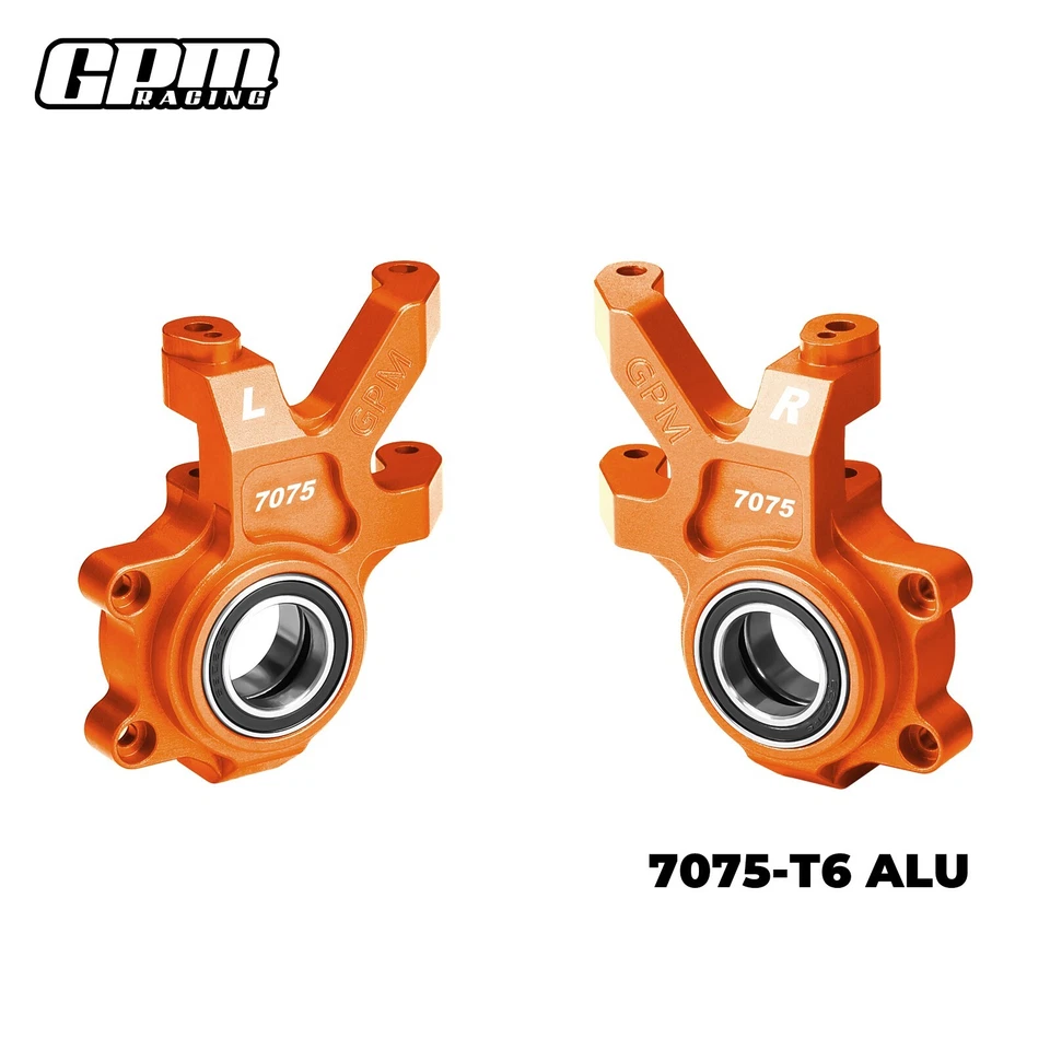 GPM 7075 Alloy Front Oversized Steering Blocks TRAXXAS 1/6 Funco Pro Sand Car 8S - Image 1 of 4