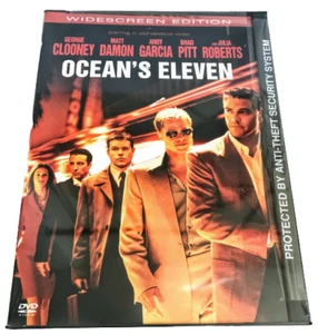 Oceans Eleven DVD 2002 Widescreen Edition Film Clooney Damon Garcia Pitt Roberts - Foto 1 di 2