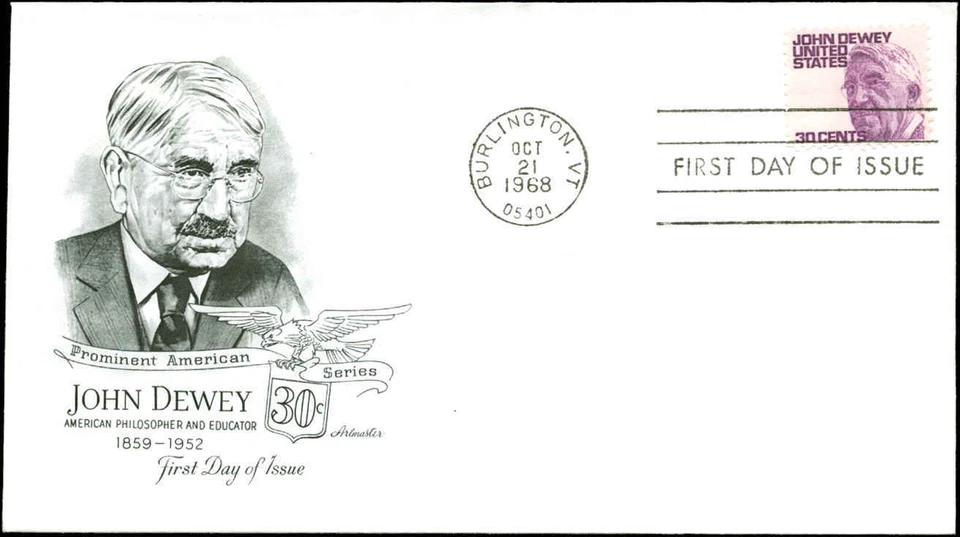 US FDC #1291 Artmaster Cachet Burlington, VT Prominent Americas Series - Image 1 of 1