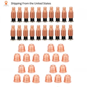 40x 220971 Electrode 220975 Nozzle For Hypertherm Plasma Cutter125 Plasma Torch - Picture 1 of 7