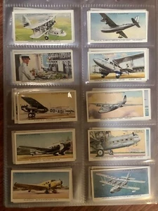 John Player International Air Liners Cigarette card set - Picture 1 of 2