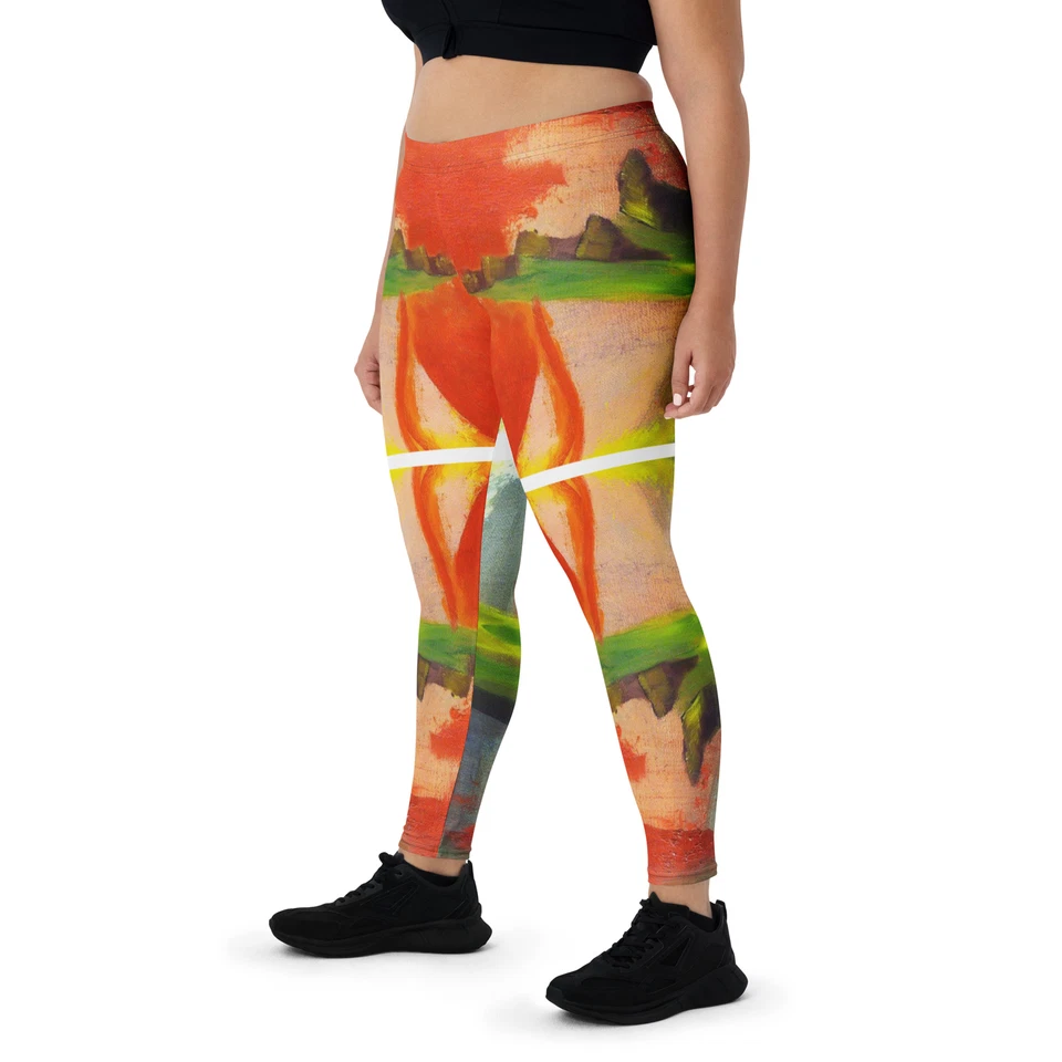 women's Leggings  "red rock" - Image 1 of 1