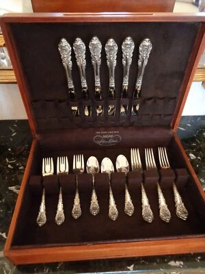 JUEGO DE 6 CUBIERTOS DE PLATA DE LEY WALLACE SIR CHRISTOPHER 24 PIEZAS Foto 1 de 4