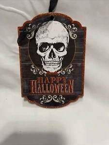 Letreros de pared de Halloween - Calavera - 4,25" x 6" - Imagen 1 de 6