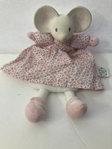 Meiya Alvin Mouse Pink Floral Dress Baby Teething Soother/Lovey Rubber Head 2018 - Picture 1 of 13