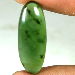 100% Natural Green Jade Oval Cabochon Loose Gemstones 10.00Cts 09x 25x 05mm - Picture 1 of 3