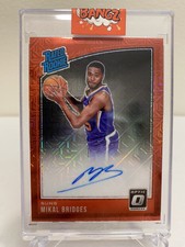 MIKAL BRIDGES 2018 Donruss Optic RC #200 On Card Auto Choice SP Prizm Nets