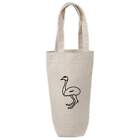 'Ostrich' Cotton Wine Bottle Gift / Travel Bag (BL00015992)