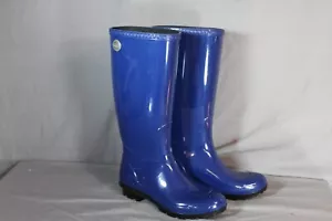 UGG Damen blau groß Gummi Regen Stiefel Größe 5 - Bild 1 von 9