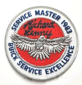 Service Master BUICK Excellence Patch Vtg 1983 3.75 Sew Iron On Embroidered NOS - Picture 1 of 4