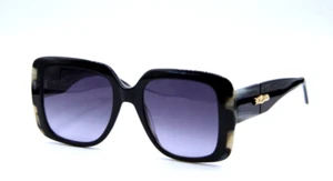 Gafas de sol Longchamp LO713s 003 53 mm grandes para mujer negras cuerno grises lentes degradadas nuevas con etiquetas - Imagen 1 de 6