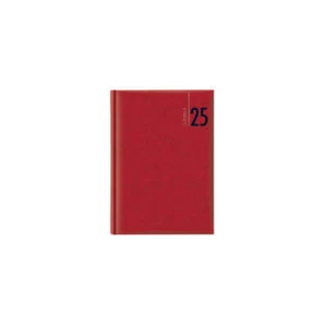 Agenda settimanale 2025 - copertina in carta imbottita - 17 x 24 cm - rosso - Foto 1 di 1