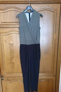 C&A Your Sixth Sense Damen Jumpsuit Lang Schwarz Weiß Frühling Fashion Gr. 38 - Bild 1 von 11
