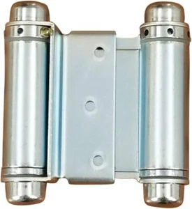 Double Action Spring Hinge - 3" Inch - Zinc Finish - Indoor and Outdoor Use - Si - Picture 1 of 1
