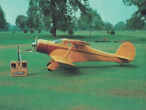 Géant 1/6 Echelle Beechcraft D-17 Staggerwing Biplane Plans, Gabarit, Instr - Photo 1/3