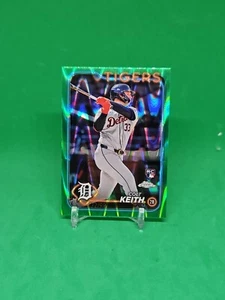 2024 Topps Chrome Baseball Colt Keith TIGERS #2 Green Raywave Refractor #32/99 - Picture 1 of 2