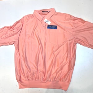 LD Sport 4XLT Melon Color Short sleeve Polo Shirt Cotton Blend NWT - Picture 1 of 9