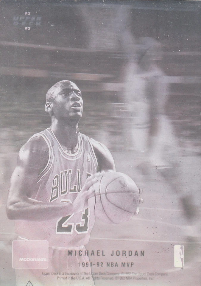 1992/1993 Upper Deck McDonald's Basketball - Image 1 of 1