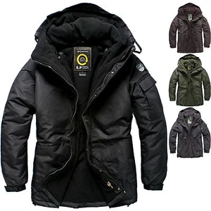 Mens Stylish Quality Ski Snowboard Jacket Jumper Parka Coat Blazer SOLID S-4XL - Picture 1 of 18