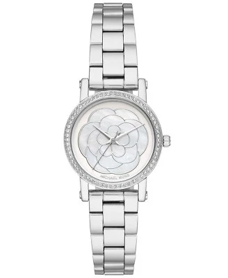 NEW Michael Kors Women's Petite Norie Stainless Steel Watch 28mm MK3891 $225 - Photo 1/4