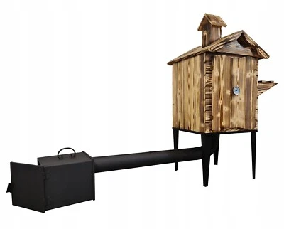 ORBITREX.EU Räucherkammer Räucherei Garten Holzräucherei Holz 125x50x50cm