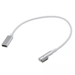 UK Type-C Female to Magsafe1 Male L-Tip Converter Adapter Cable MacBook Pro Air - Picture 1 of 6