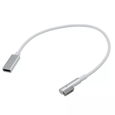 UK Type-C Female to Magsafe1 Male L-Tip Converter Adapter Cable MacBook Pro Air - Image 1 of 4