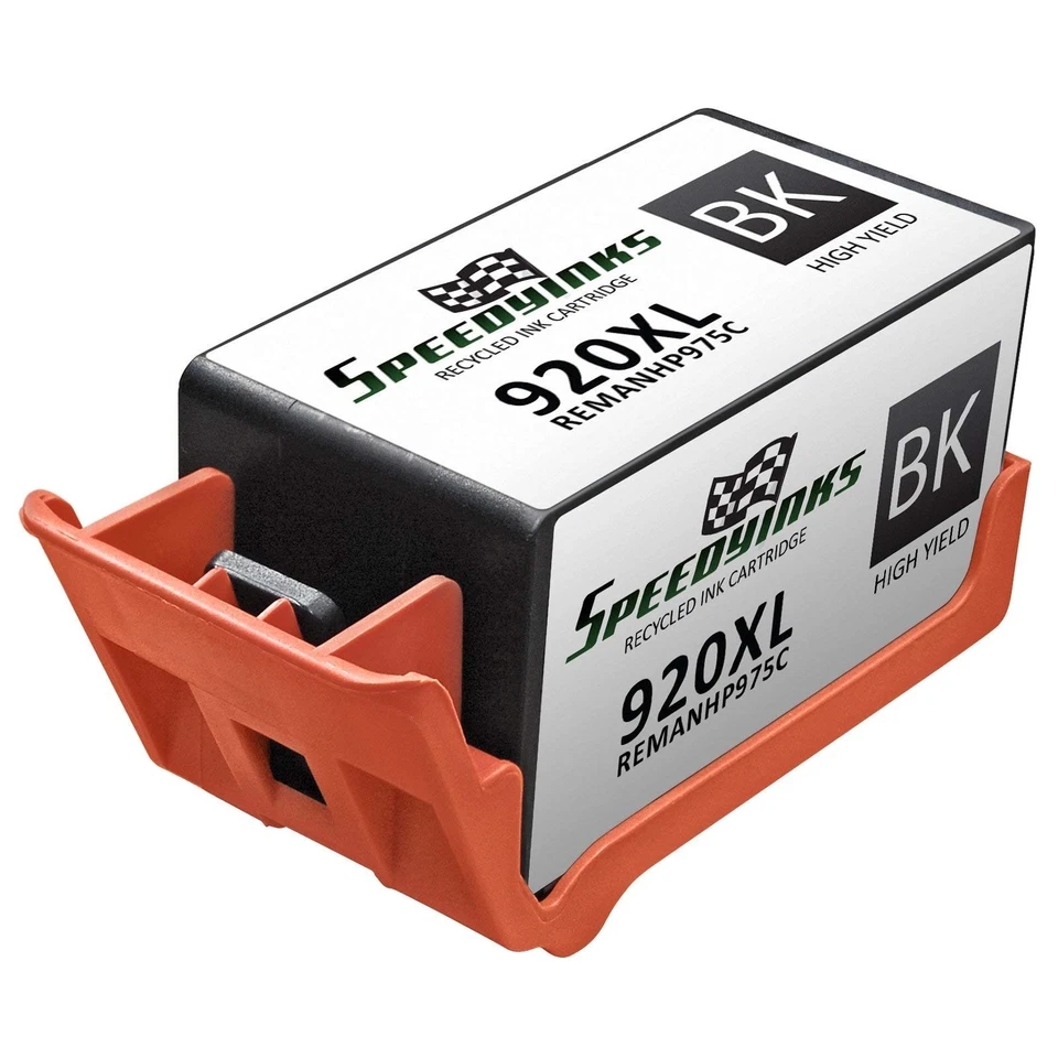 Reman HP CD975AN 920XL HY Blk OfficeJet 6000 6500 6500a 6500a Plus 7000 7500a - Image 1 of 4