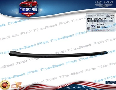 861313M000AF⭐GENUINO⭐ Parabrisas Vidrio Moldura Lateral Izquierda 2012-14 Hyundai Genesis Foto 1 de 4