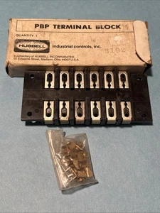 HUBBELL TB5 / TB5 PBP Terminal Block Made in the USA - Picture 1 of 3