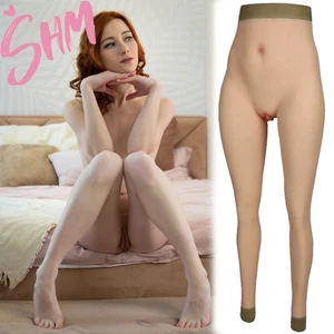 Pantalones vaginales falsos de silicona potenciadores de cadera bragas transgénero para travesti - Imagen 1 de 28