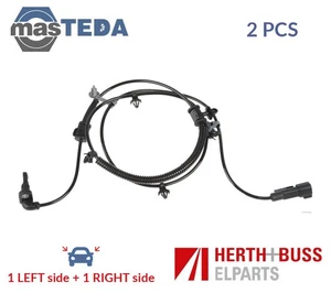 70660417 ABS WHEEL SPEED SENSOR PAIR REAR HERTH+BUSS ELPARTS 2PCS NEW - Picture 1 of 7