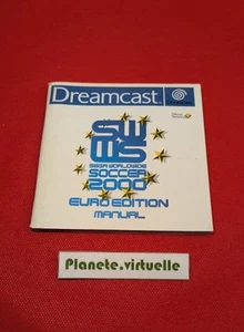 NOTICE SEGA WORLDWIDE SOCCER 2000 DREAMCAST SEGA PAL EUR 🌟 - Photo 1/3
