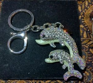 Llavero de estrás de cristal llavero bolso de mano llavero de coche anillos. k1Grnd* - Imagen 1 de 5