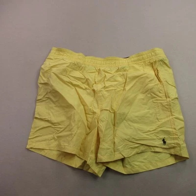 Pantalones Cortos Polo Ralph Lauren Para Hombres XL Tabla Traje de Baño Bañador Amarillo Ligero Foto 1 de 4